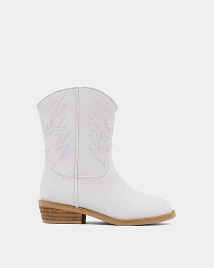 Zahara Mini Boot | White
