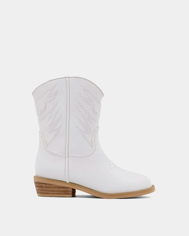 Zahara Mini Boot | White