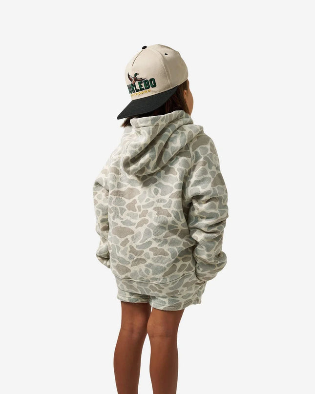 Youth Vintage Washed Hoodie | Classic Deer Camo