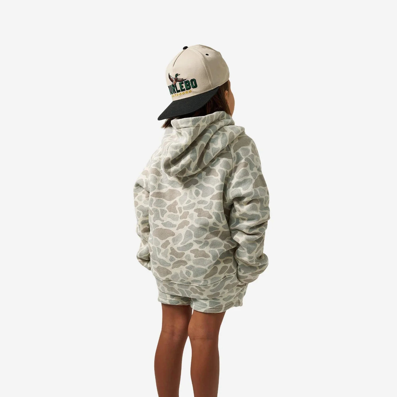 Youth Vintage Washed Hoodie | Classic Deer Camo