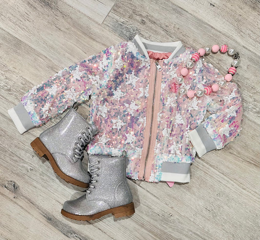 Sparkly Stars Sequin Jacket