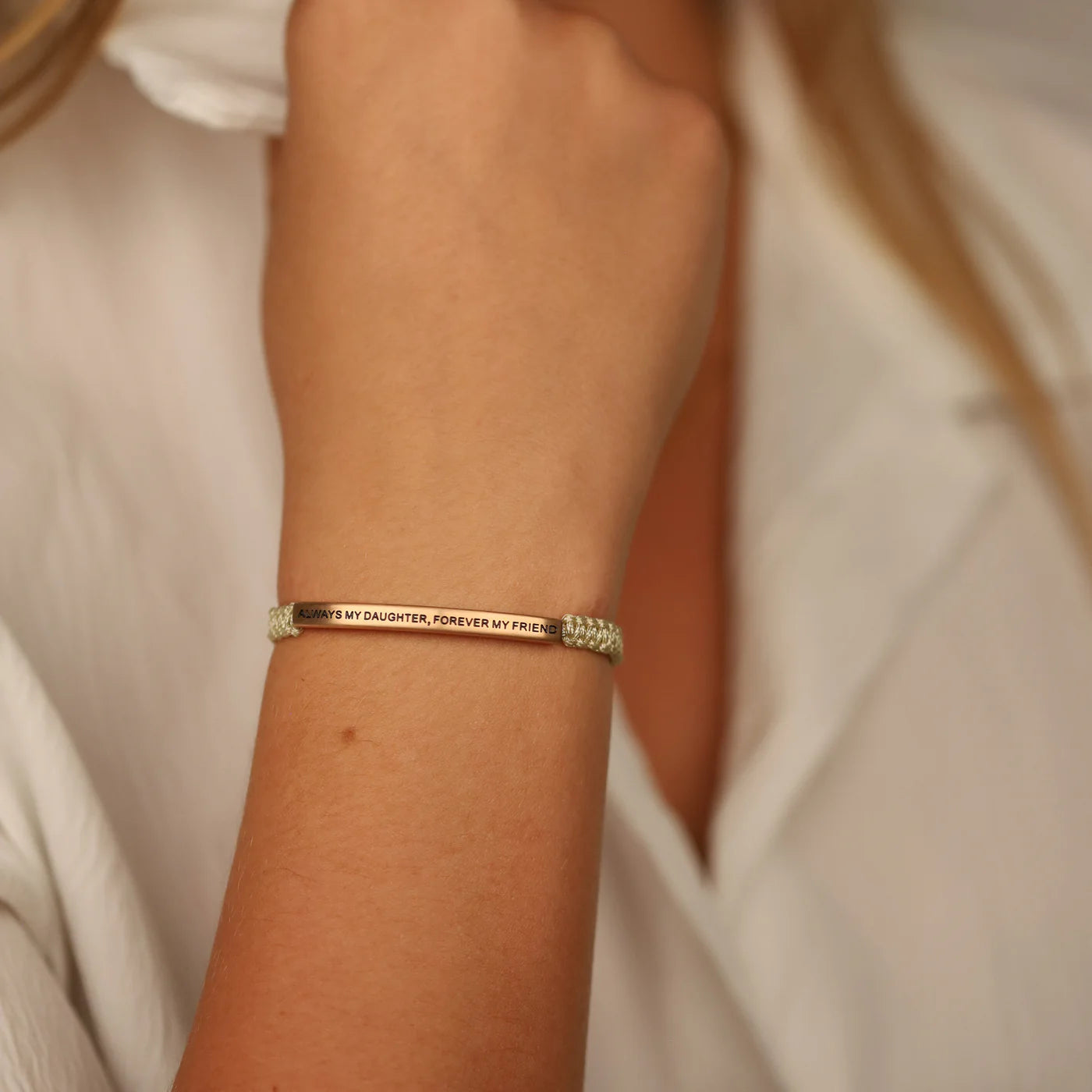 Always My Daughter, Forever My Friend | Tan Rope