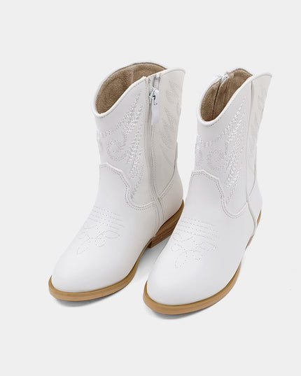 Zahara Mini Boot | White