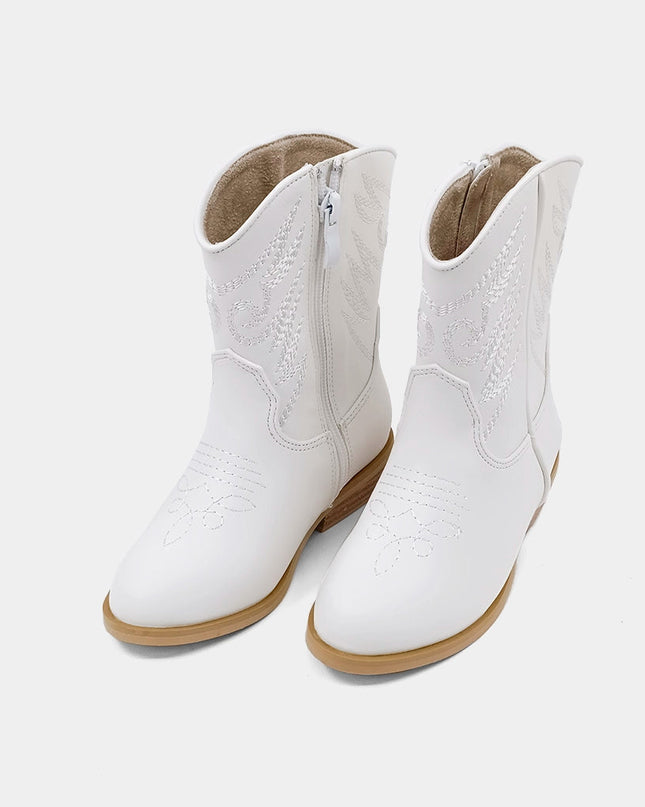 Zahara Mini Boot | White