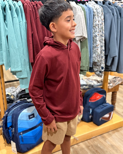 Shoreline Hoodie | Maroon