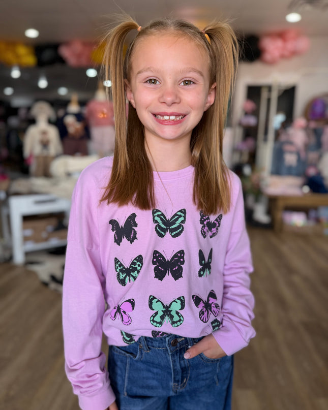 Mariposa LS Tee | Violet