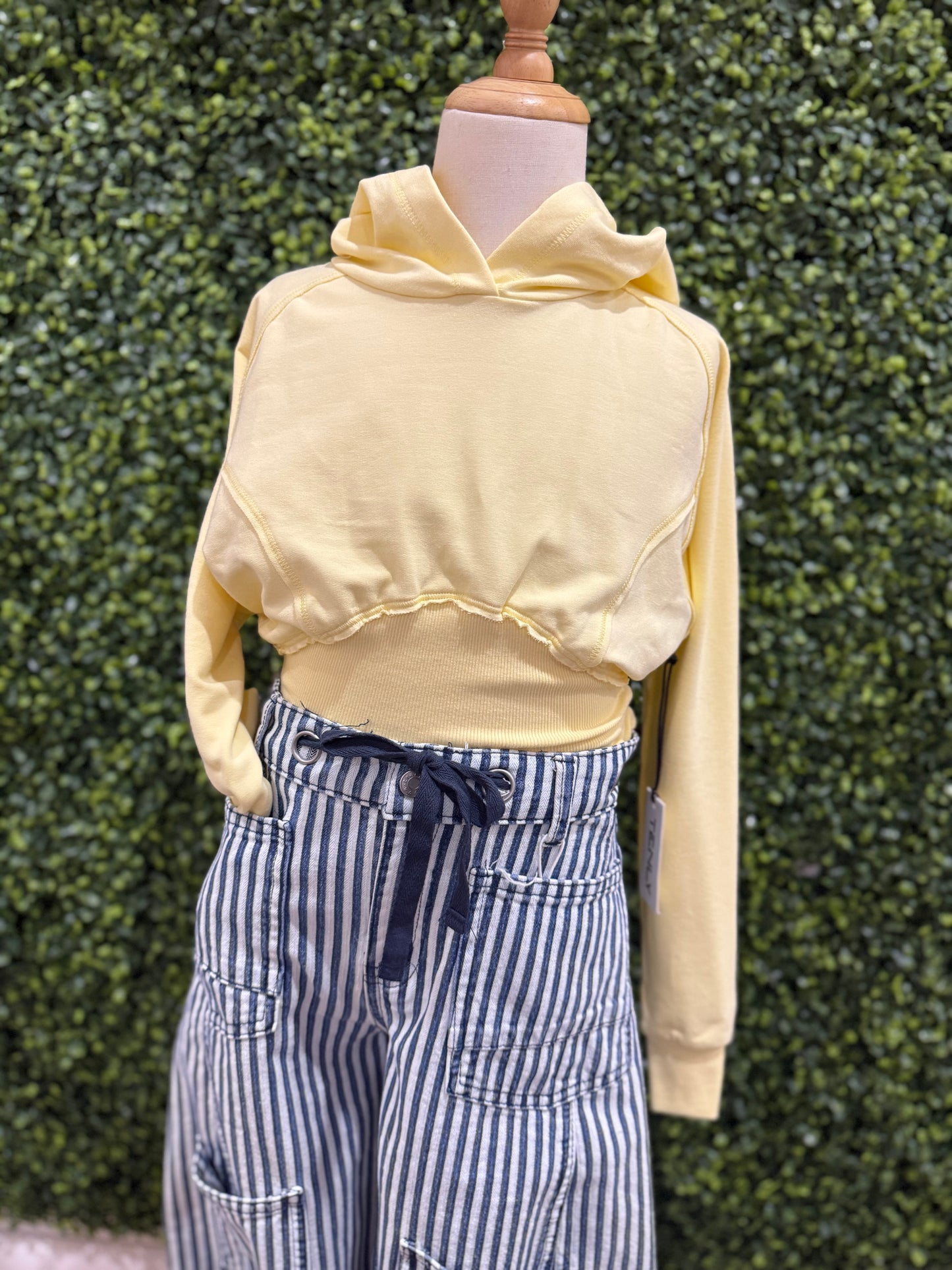 French Terry Lightweight Hoodie | Yellow