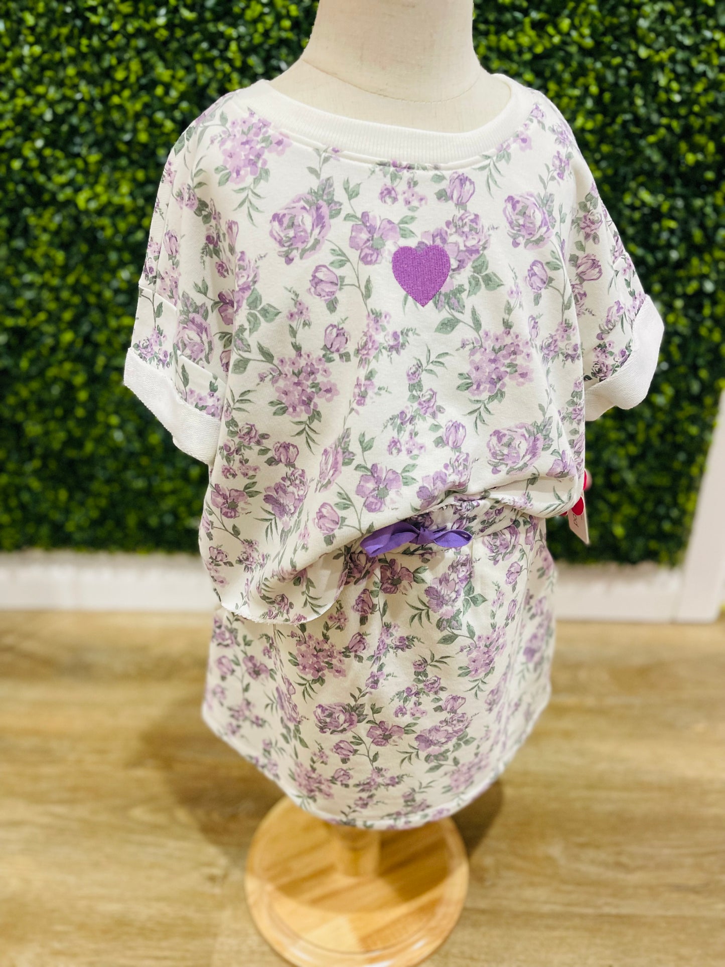 Happy Looks Good | Floral Print With Embroidery Top