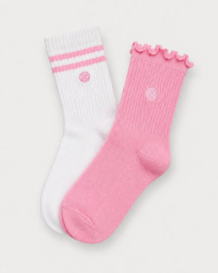 Sweet & Sporty Sock Set | Preppy Pink