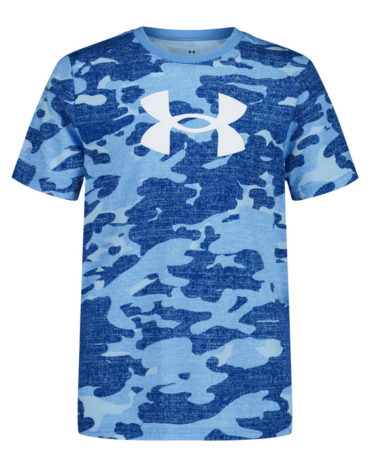 UA Camo Logo Tee | Blue