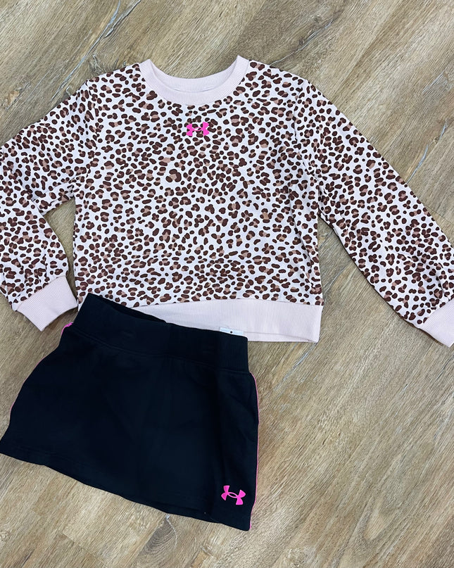 UA Rival Printed Skort Set | Cheetah Pink