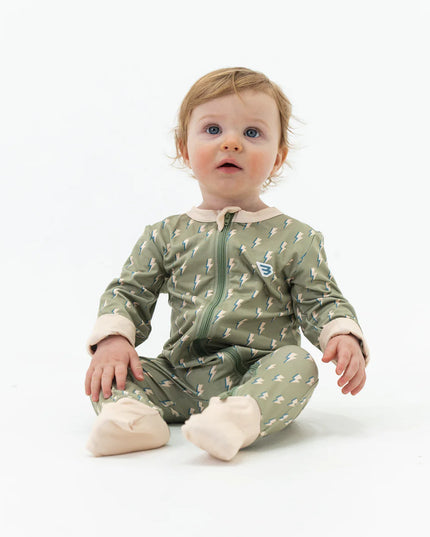 Sage Lightning | Baby Zip Up