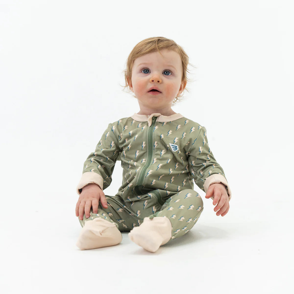 Sage Lightning | Baby Zip Up