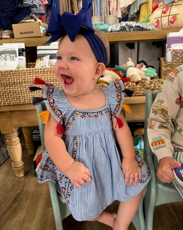 Lily Top & Bloomer Set | Denim
