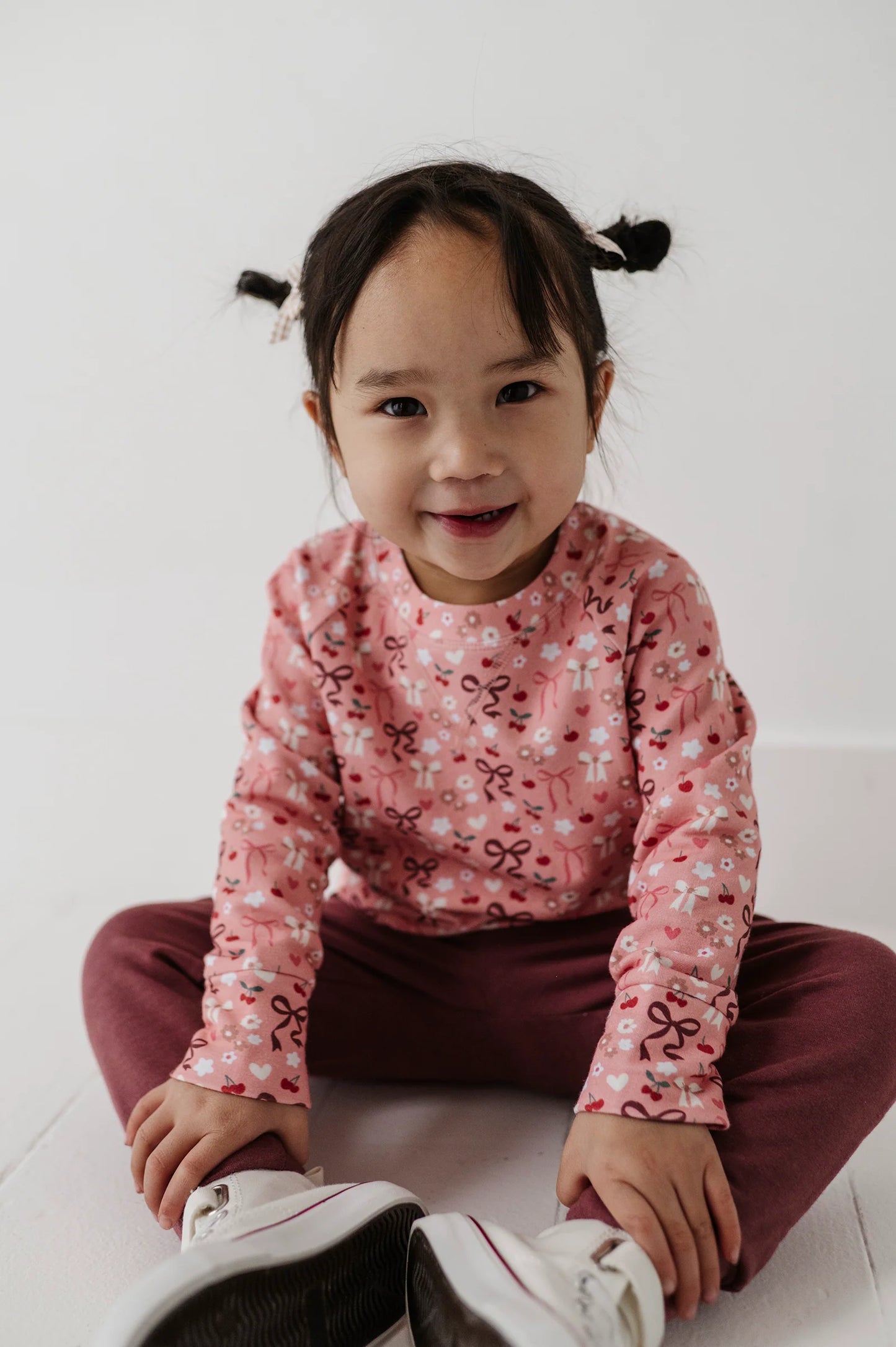 Cherry Hearts Sweatshirt