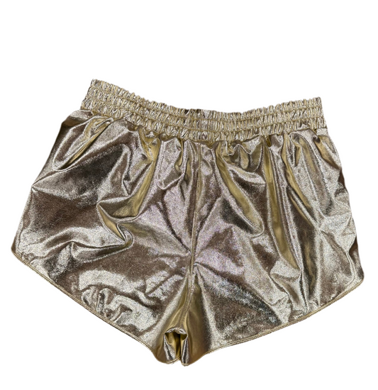Metallic Gold Shorts
