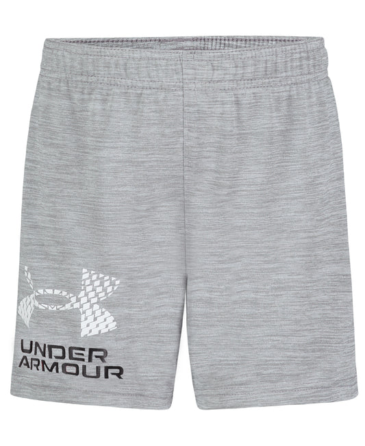 UA Tech Logo Shorts | Steel | 2T-4T