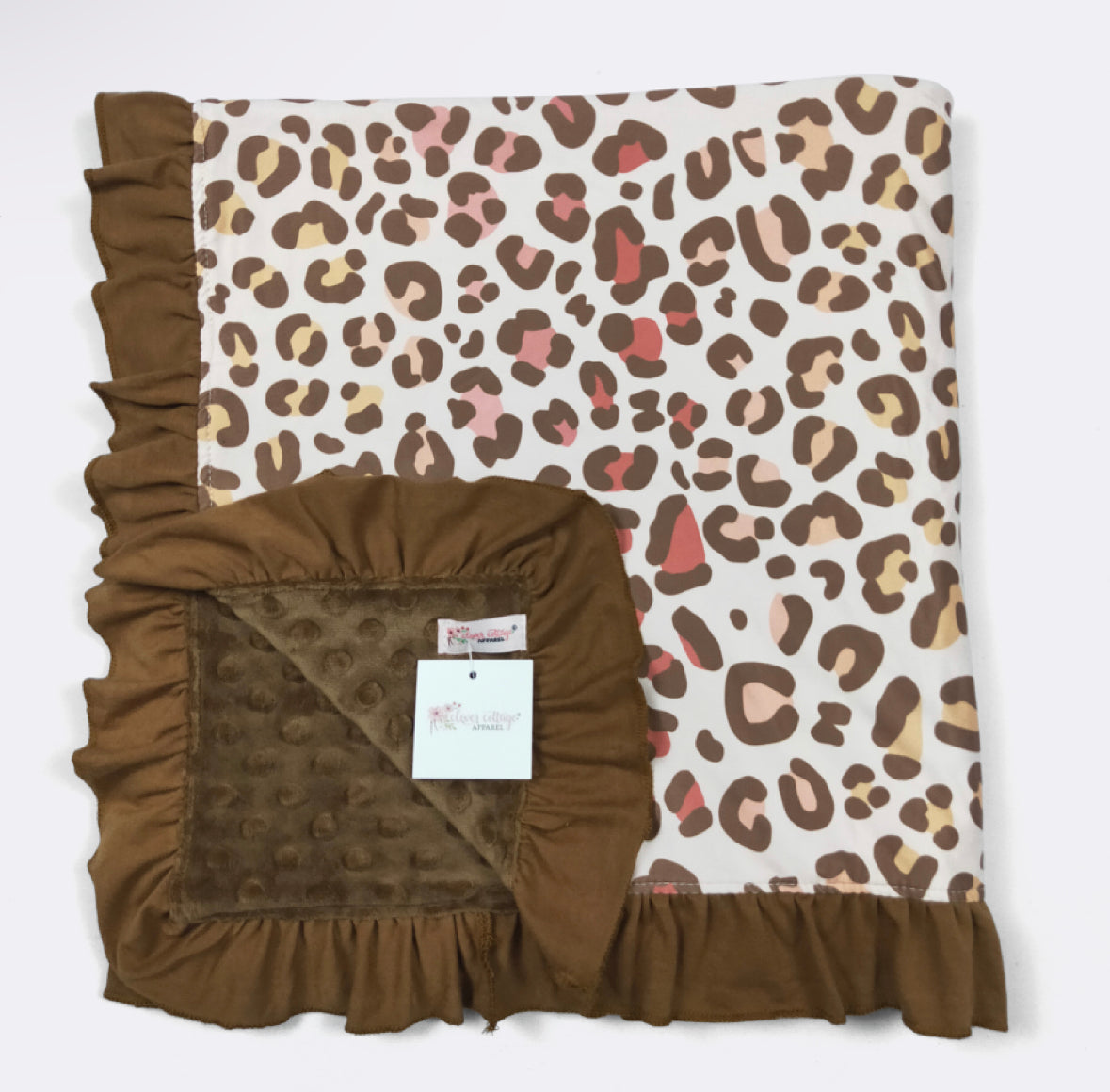 Minky Ruffle Baby Blanket