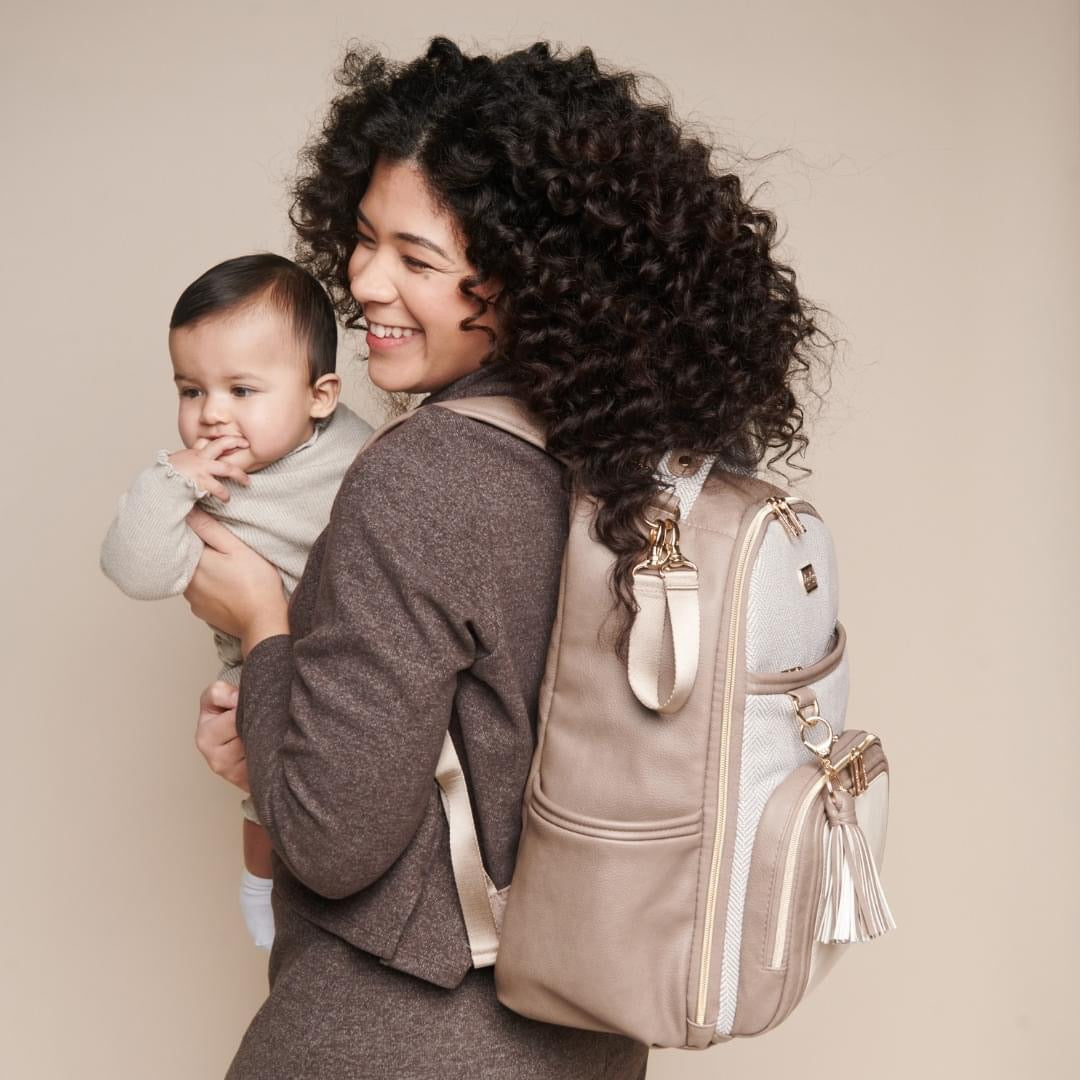 Vanilla Latte Boss Plus Diaper Backpack