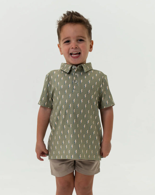 Toddler Polo | Sage Lightning