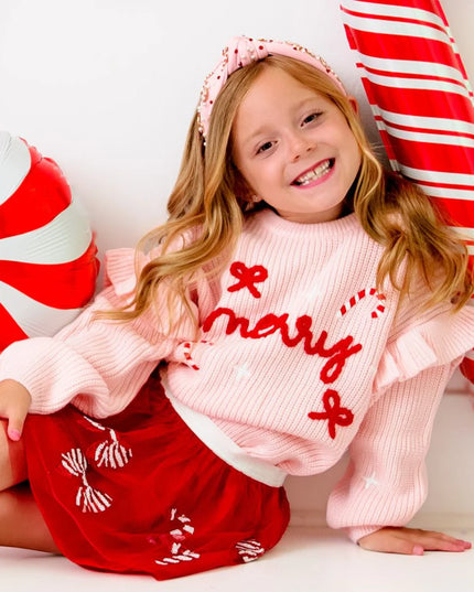 Coquette Merry Christmas Knit Sweater