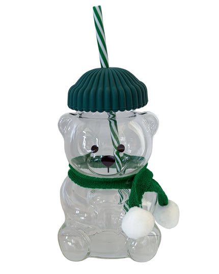 Honey Bear Latte Glass Cups