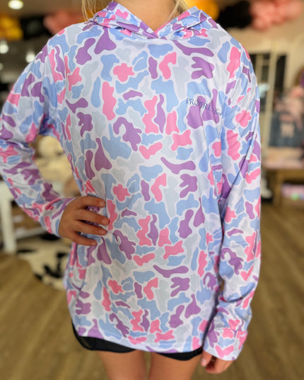 Sportsman Performance Hoodie | Cotton Candy Camo