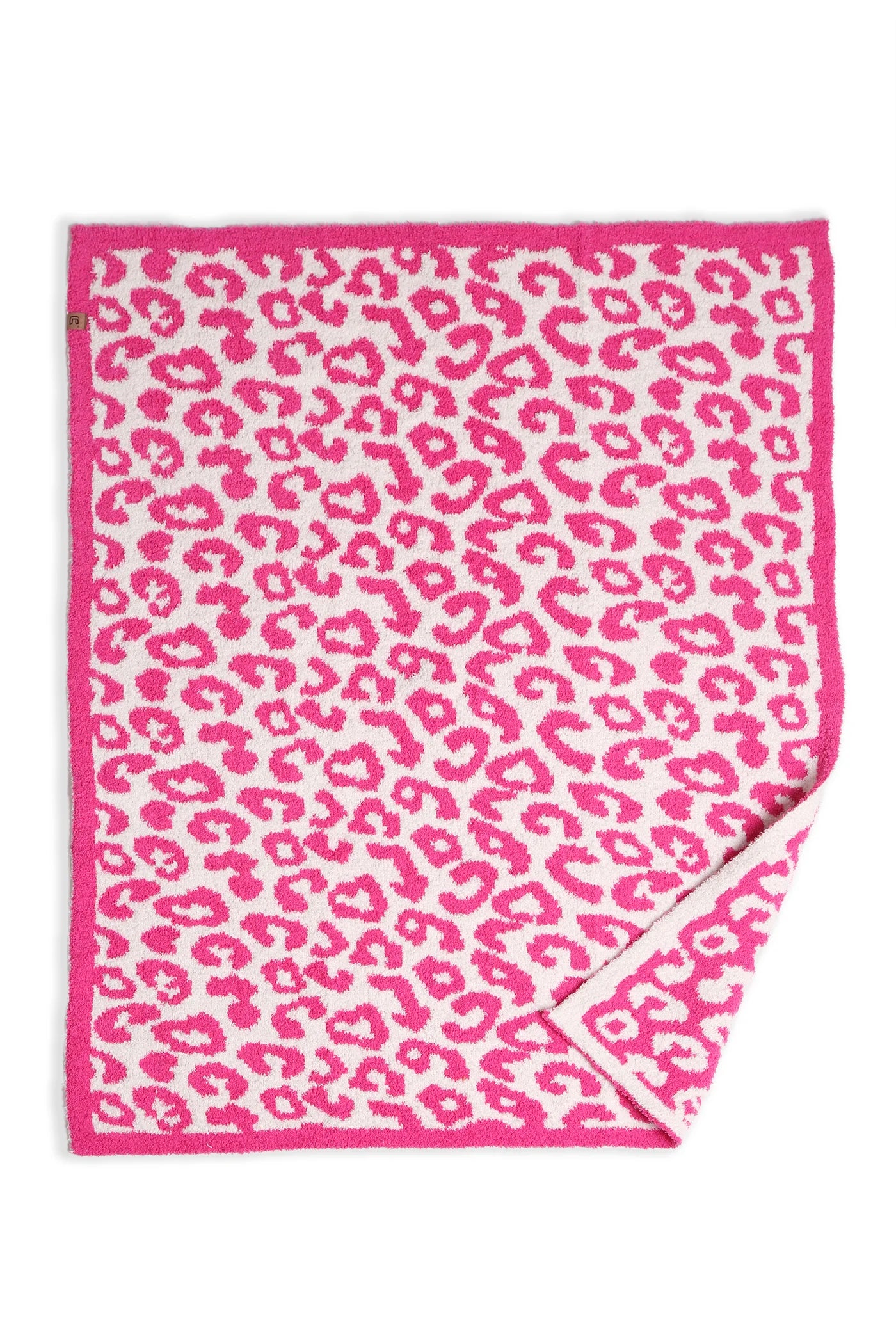 Children's Leopard Pattern Luxury Soft Throw Blanket | Fushia
