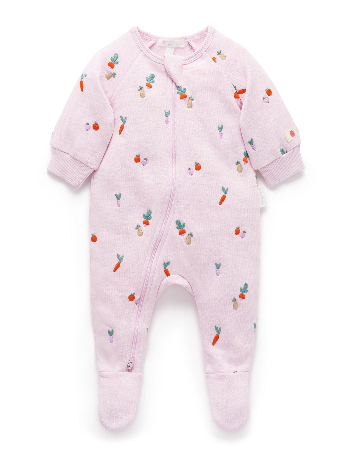 Winter Fruits Embroidered Fleece