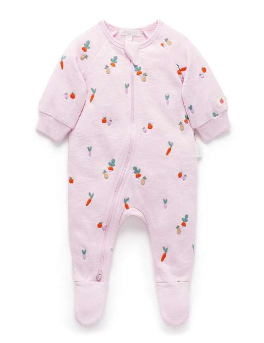 Winter Fruits Embroidered Fleece