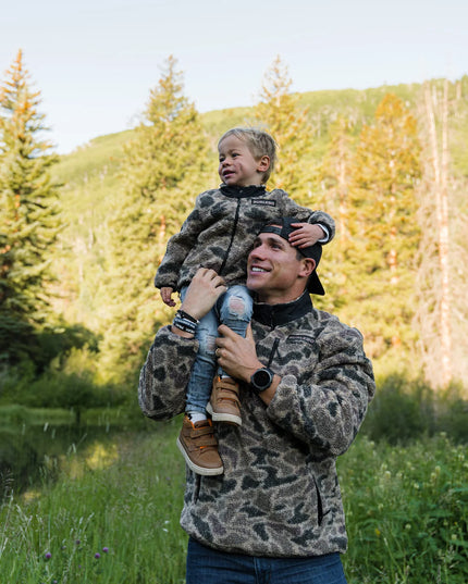 Youth Mountain Fleece Sherpa Jacket | Rocky Mountain Camo
