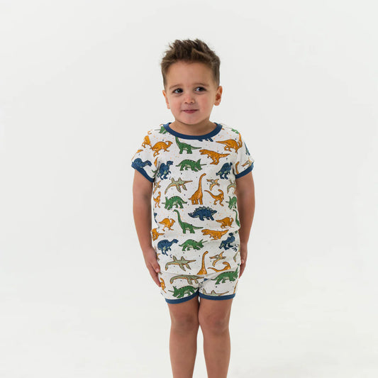 Youth Sleep Short Set | Dino-Mite