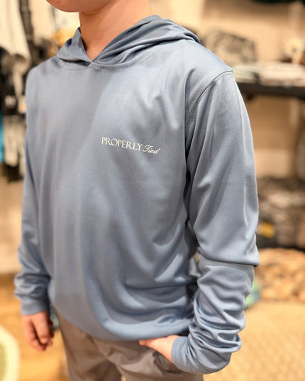 Shade Performance Hoodie Pointer | Stone Blue