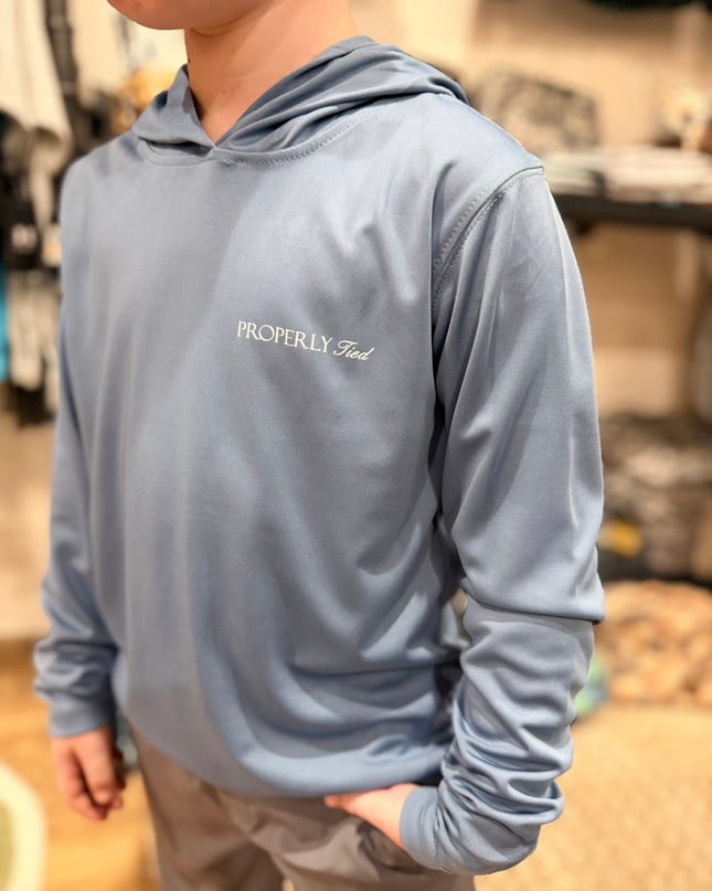 Shade Performance Hoodie Pointer | Stone Blue
