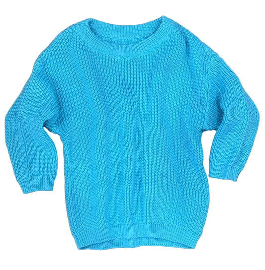 Aqua Oversized Sweater