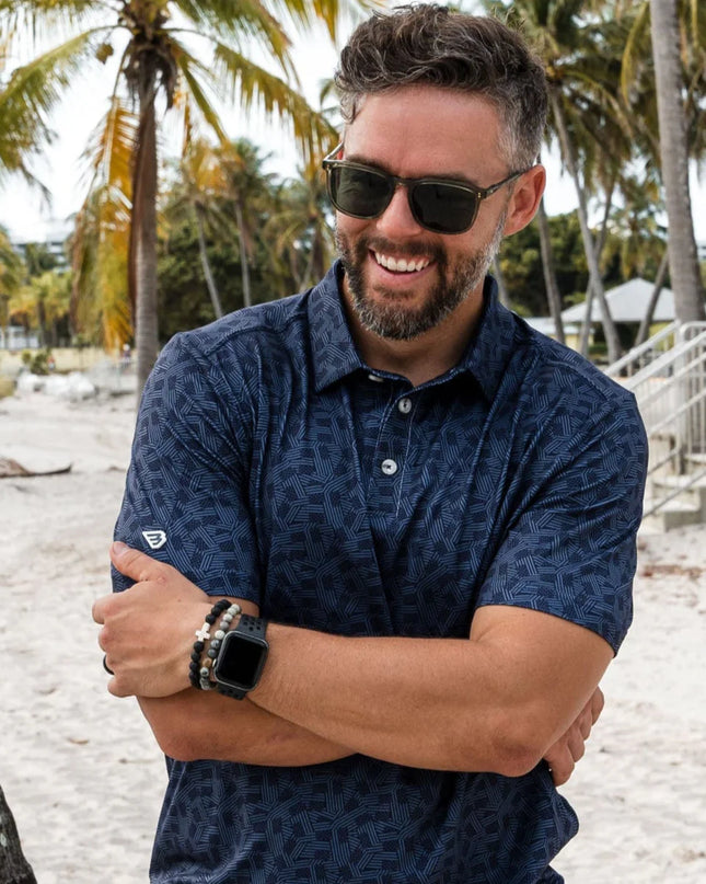 Men’s Performance Polo Stars & Stripes | Navy