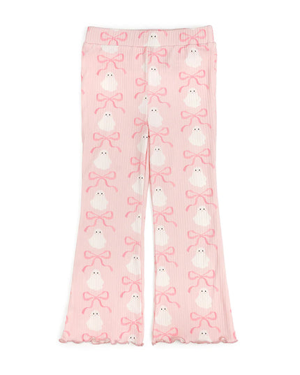 Coquette Ghost Halloween Flare Leggings