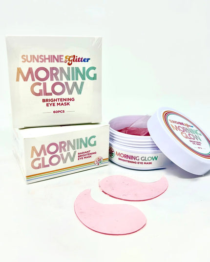 Morning Glow Pink Sparkle Eye Mask