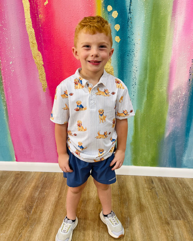 Boys Quarter-Bark Polo
