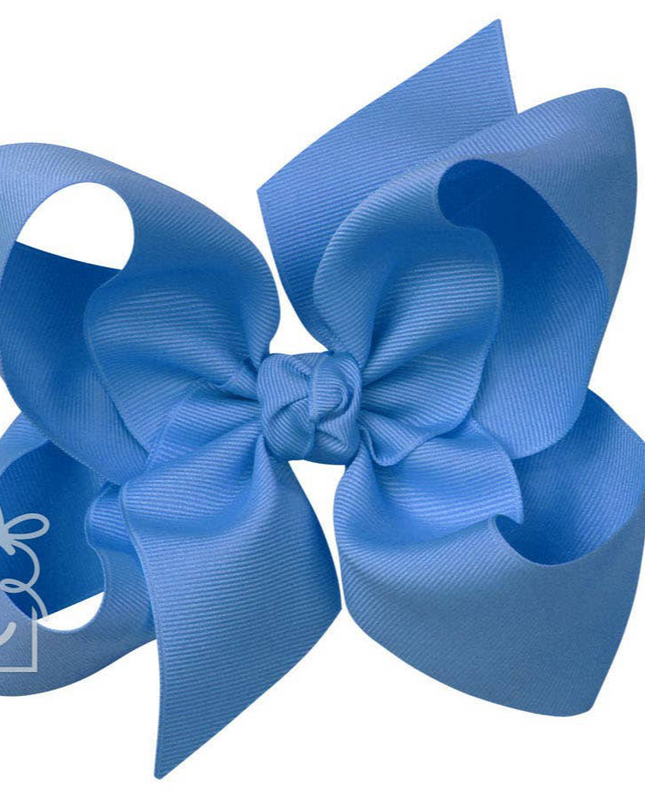6" Solid Grosgrain Bow | Capri Blue
