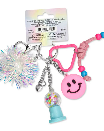 Gumball Machine Bag Charm