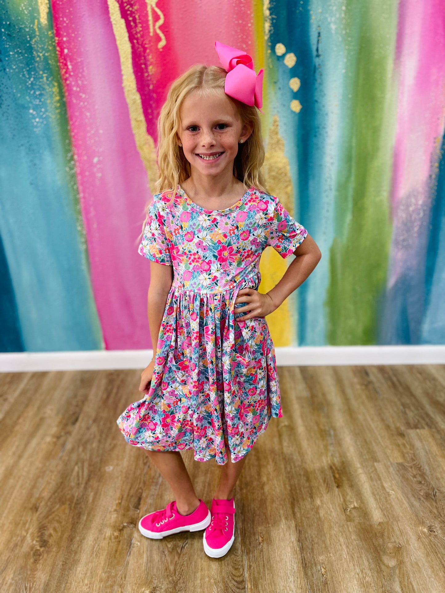 Petal Promise Twirl Dress