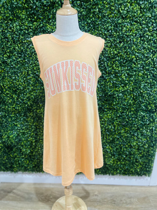 Sunkissed Muscle Tank Dress | Sunshine Tie Dye
