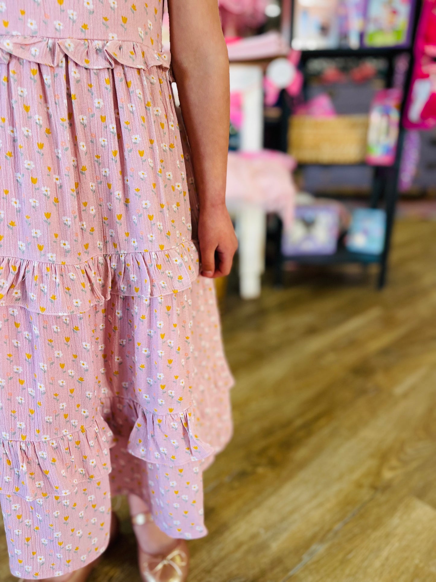 Girl’s Maxi Dress | Mini Daisy