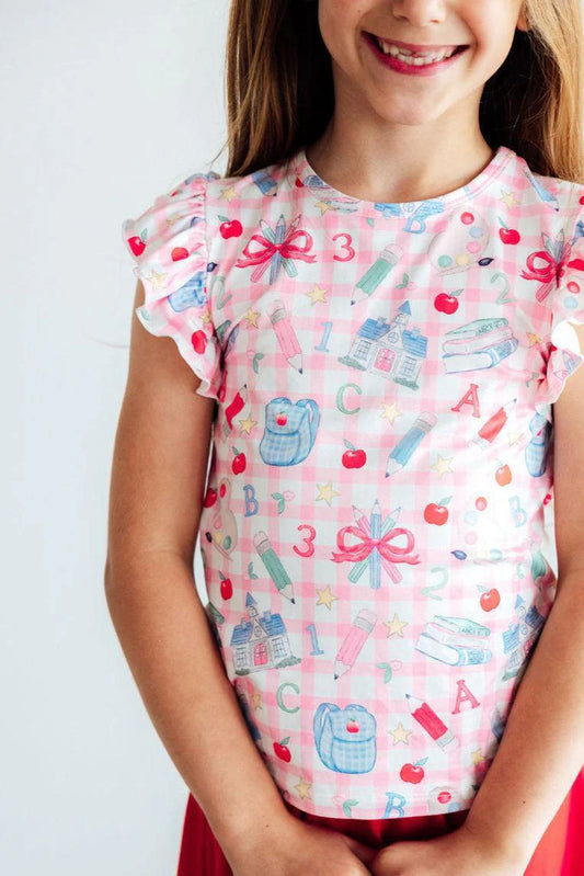 School Days Ruffle Tee