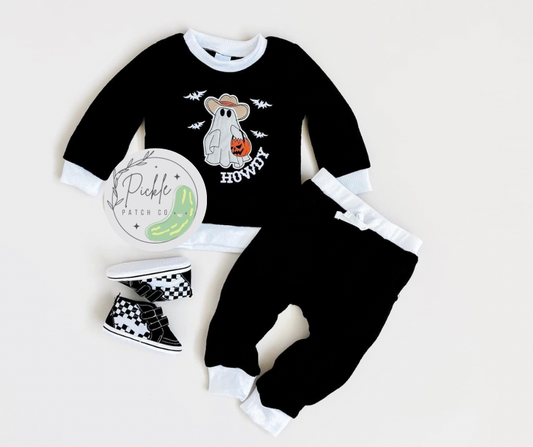 Howdy Ghost Fleece Jogger Set