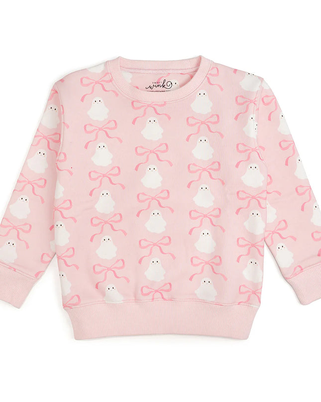 Coquette Ghost Halloween Sweatshirt