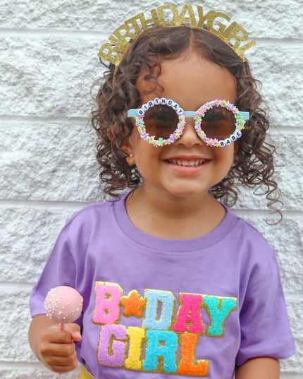 Birthday Girl Patch Short Sleeve T-Shirt