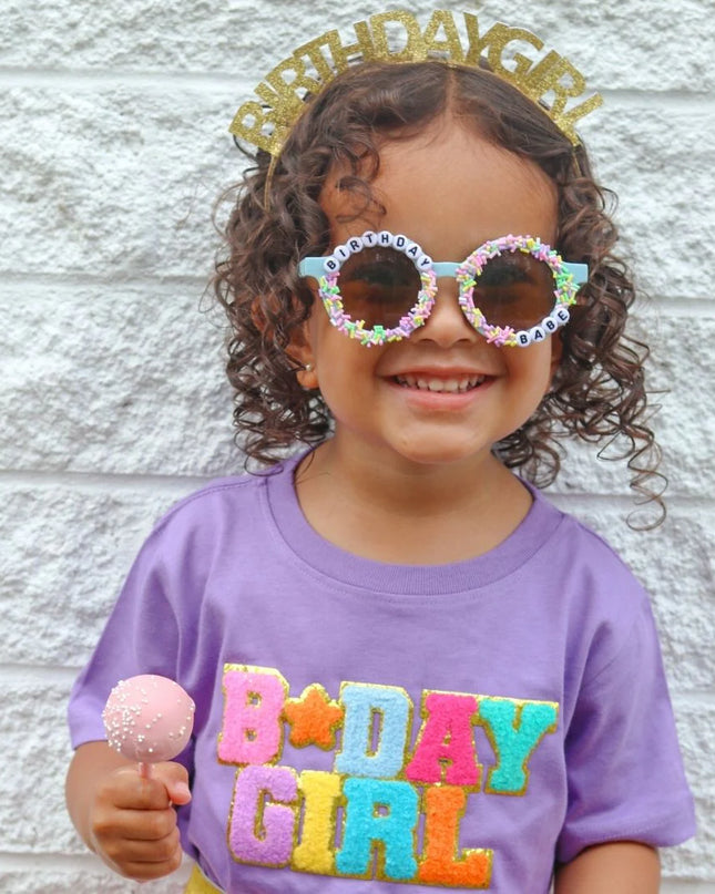 Birthday Girl Patch Short Sleeve T-Shirt