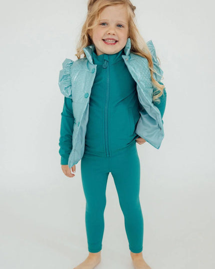 Mint Iridescent Puffer Vest